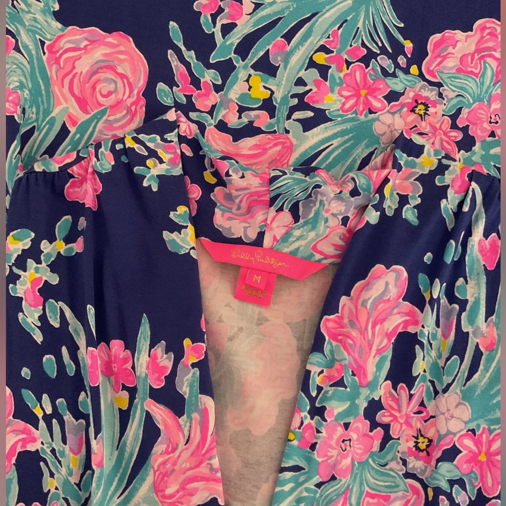 EUC Lilly Pulitzer Maxi Dress, Size M, Worn once, bright and beautiful - Picture 7 of 7